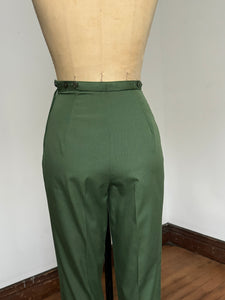 vintage 1960s green pants {xs}