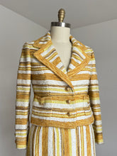 Load image into Gallery viewer, vintage 1960s tweed skirt suit {m}