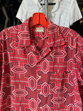 Load image into Gallery viewer, vintage 1950s bandana print shirt - loop collar
