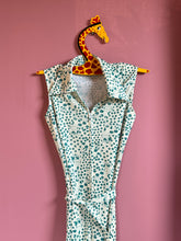 Load image into Gallery viewer, vintage 1970s cow print dress {s-m}