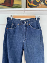 Load image into Gallery viewer, vintage 1950s 60s JC Penney Foremost half selvedge jeans 28.5"W