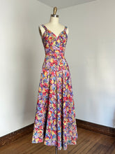 Load image into Gallery viewer, vintage 1930s floral maxi dress {xs}