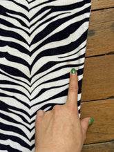 Load image into Gallery viewer, vintage 1960s zebra striped corduroy pants  {xs/s}
