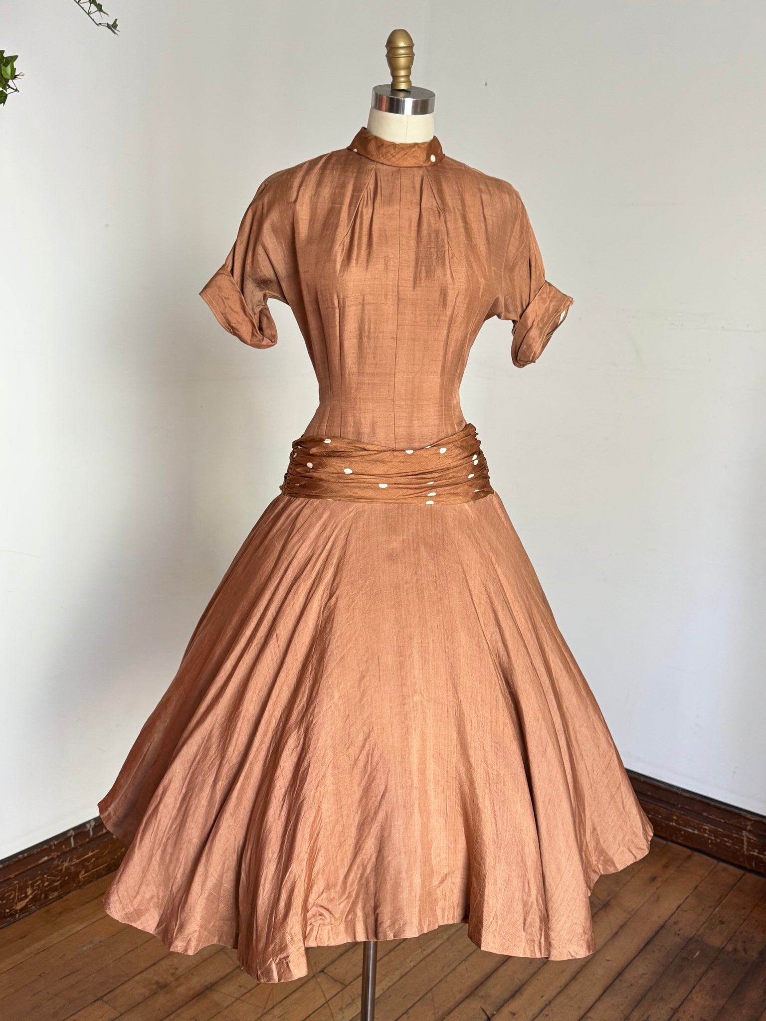 vintage 1950s drop waist party dress {s} Trunk of Dresses vintage 1950s drop waist party dress {s} Trunk of Dresses