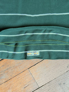 NOS vintage 1960s green striped t-shirt