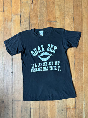 vintage 1980s Oral Sex t shirt