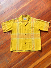 Load image into Gallery viewer, vintage 1960s plaid short sleeve shirt - loop collar