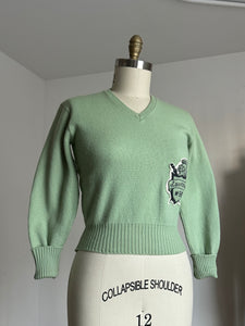 vintage 1950s varsity pullover sweater {xs-m}