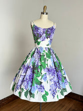 Load image into Gallery viewer, vintage 1950s floral sun dress {s}