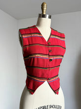 Load image into Gallery viewer, vintage 1940s wool vest {xxs}