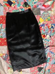 vintage 1950s black skirt {m}