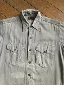 vintage 1950s Big Smith well worn work shirt