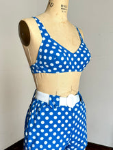 Load image into Gallery viewer, vintage 1960s polka dot bikini {xs-s}
