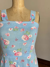 Load image into Gallery viewer, vintage 1940s floral sun dress {XL}