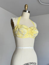 Load image into Gallery viewer, vintage 1950s halter bikini top {xs}