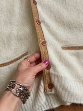 Load image into Gallery viewer, vintage 1960s mohair blend cardigan sweater