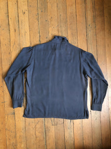 vintage 1940s 50s gabardine pullover shirt