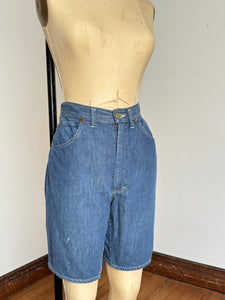 vintage 1950s 60s Lady Lee Riders cut off denim shorts
