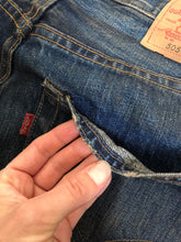 Load image into Gallery viewer, vintage LVC patched sample Red Line Big E jeans W31