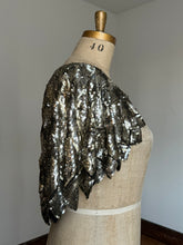 Load image into Gallery viewer, vintage 1930s French sequin cape