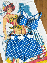 Load image into Gallery viewer, vintage 1960s polka dot bikini {xs-s}