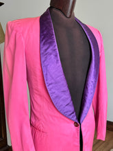 Load image into Gallery viewer, vintage 1950s PINK tuxedo jacket