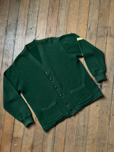 Load image into Gallery viewer, vintage 1950s green letterman sweater