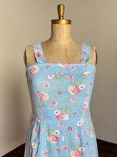 Load image into Gallery viewer, vintage 1940s floral sun dress {XL}