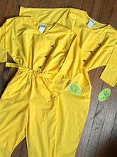 Load image into Gallery viewer, NOS vintage 1980s yellow jumpsuit {xs-m}