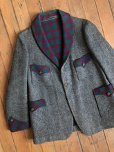 Load image into Gallery viewer, vintage 1920s wool smoking jacket