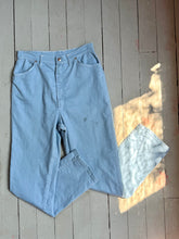 Load image into Gallery viewer, vintage 1960s high waisted Misses Wranglers jeans 29/30”W