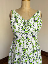Load image into Gallery viewer, vintage 1970s Astrological Zodiac novelty maxi dress {XL}