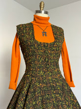 Load image into Gallery viewer, vintage 1950s fleck skirt set {m}