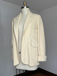 vintage 1950s cream cropped swing coat {up to XL}