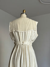 Load image into Gallery viewer, antique Edwardian silk white gown {xs}