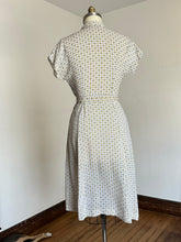 Load image into Gallery viewer, vintage 1940s rayon dress {m}