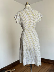 vintage 1940s rayon dress {m}