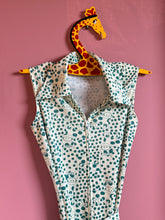 Load image into Gallery viewer, vintage 1970s cow print dress {s-m}