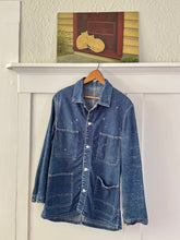 Load image into Gallery viewer, vintage 1950s King of the Road denim chore coat