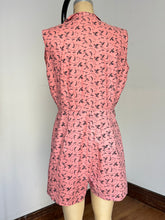 Load image into Gallery viewer, vintage 1950s pink cotton romper {M/L}