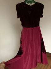 Load image into Gallery viewer, vintage 1940s evening dress {xs}