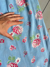 Load image into Gallery viewer, vintage 1940s floral sun dress {XL}