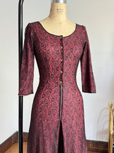 Load image into Gallery viewer, vintage 1960s lace jumpsuit lounge wear {xs}