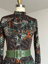 Load image into Gallery viewer, vintage 1970s novelty tree dress {s}