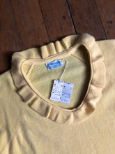 Load image into Gallery viewer, NOS vintage 1960s yellow sweater top {M-L}