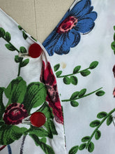 Load image into Gallery viewer, vintage 1930s floral rayon dress {m}