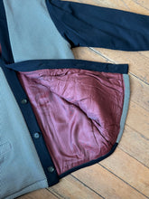 Load image into Gallery viewer, vintage 1960s black and white leisure jacket
