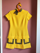 Load image into Gallery viewer, vintage 1960s Bruce Papas designed dress {m}
