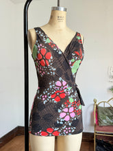 Load image into Gallery viewer, vintage 1960s floral swimsuit {xs-m}