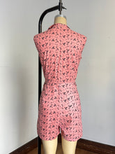 Load image into Gallery viewer, vintage 1950s pink cotton romper {M/L}